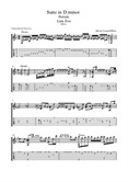 Suite in D minor Prelude S L Weiss (Liza Zoe) Transcription