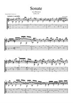 Sonate D. Scarlatti (Leo Brouwer) Transcription